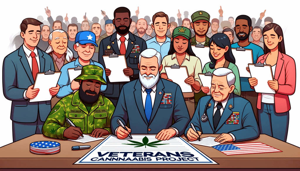 "Veterans Signing Petition for Veterans Cannabis Project