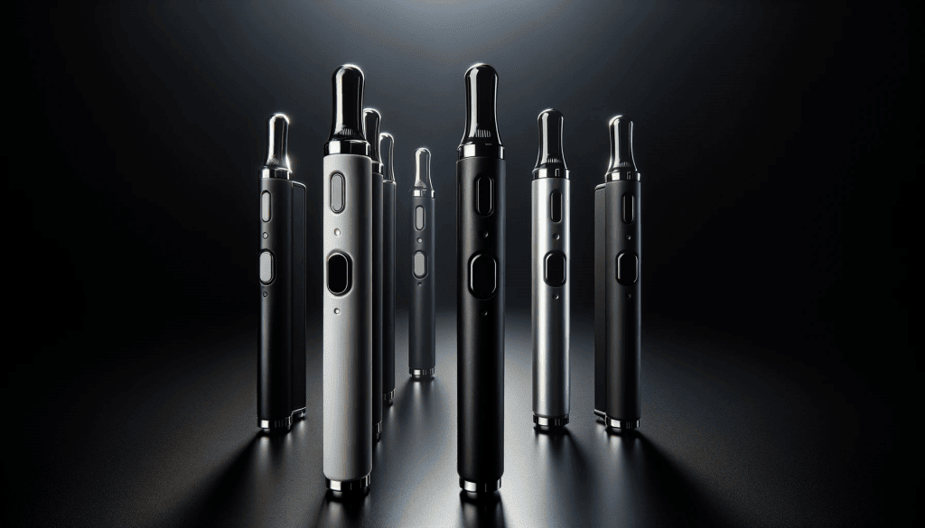 Slim Portable Dab Pens on Black Surface