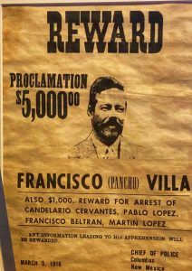 Pancho Villa Wanted Poster