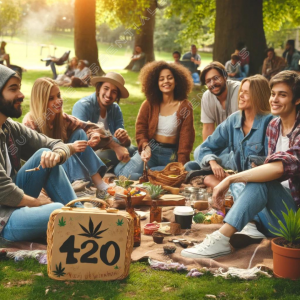 Peaceful rally advocating for cannabis legalization